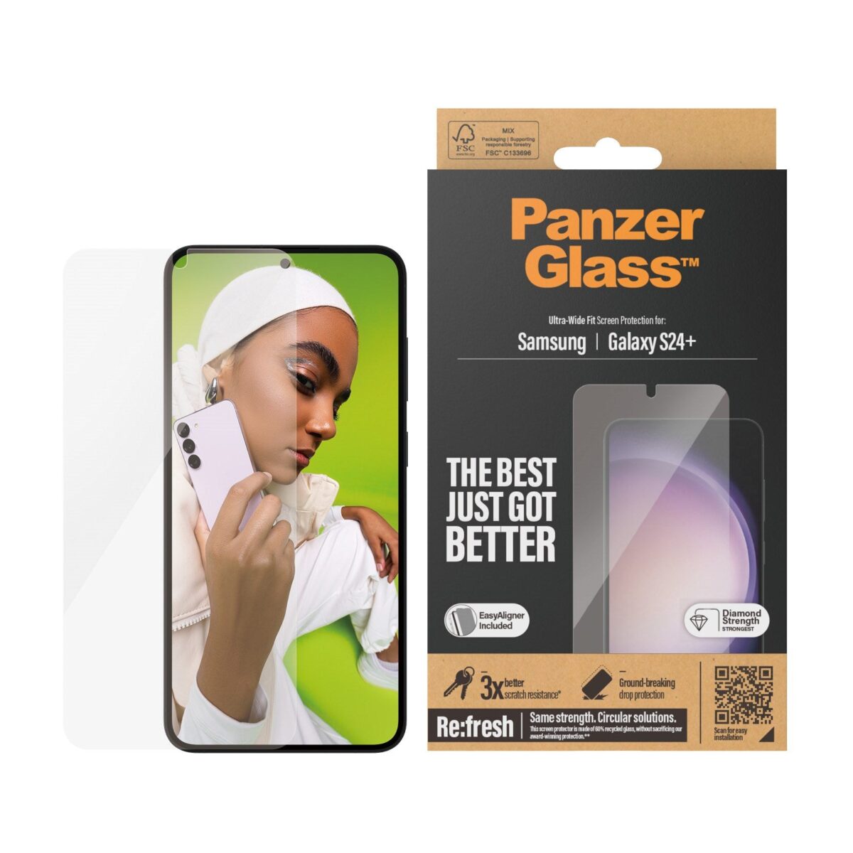 PanzerGlass Samsung Galaxy S24 Plus - Ekraanikaitse
